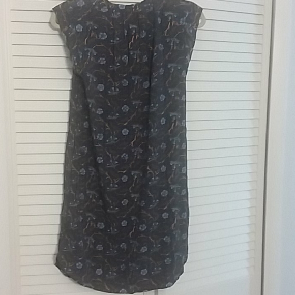Loft button down dress with curved hem - Picture 4 of 8